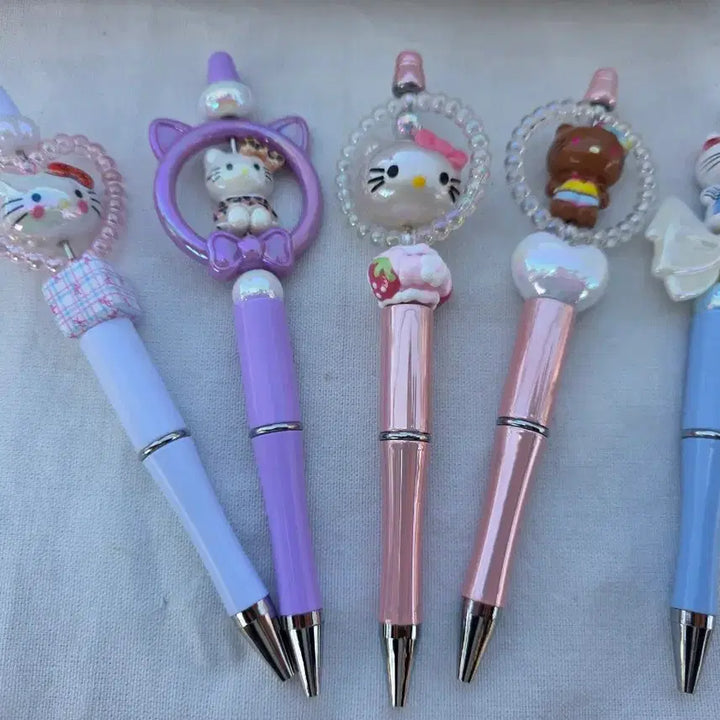 [BUNJANG] Character Ballpoint Pen Decoration / 키티 캐릭터 볼펜 꾸미기 볼꾸 판매합니다!