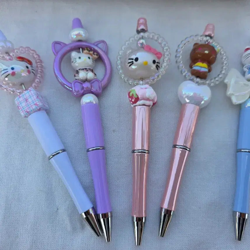 [BUNJANG] Character Ballpoint Pen Decoration / 키티 캐릭터 볼펜 꾸미기 볼꾸 판매합니다!