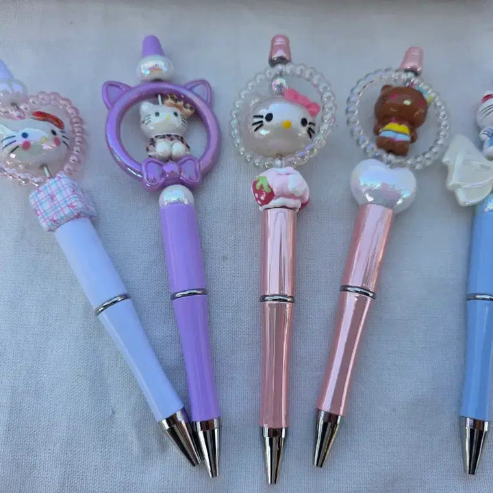 [BUNJANG] Character Ballpoint Pen Decoration / 키티 캐릭터 볼펜 꾸미기 볼꾸 판매합니다!