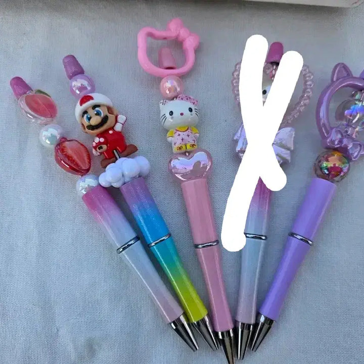 [BUNJANG] Character Ballpoint Pen Decoration / 키티 캐릭터 볼펜 꾸미기 볼꾸 판매합니다!