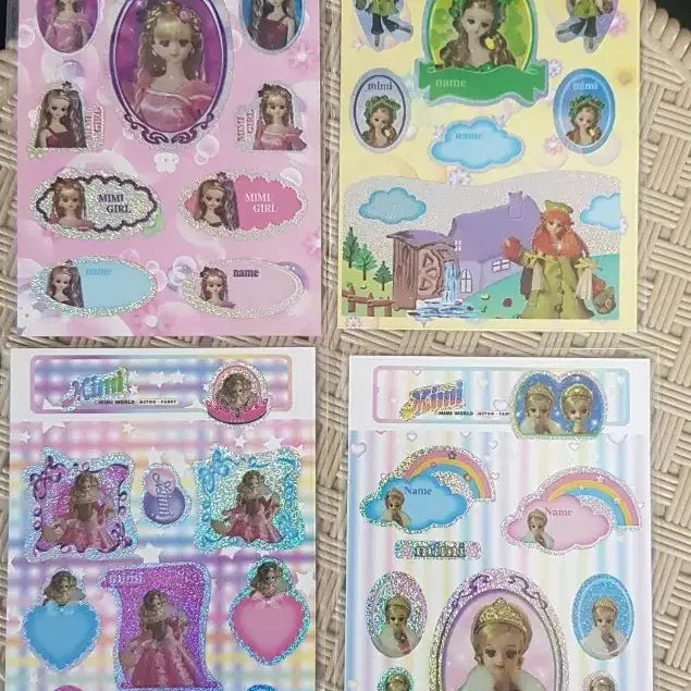 [BUNJANG] Mimi Glitter Sticker / 미미 반짝이 스티커