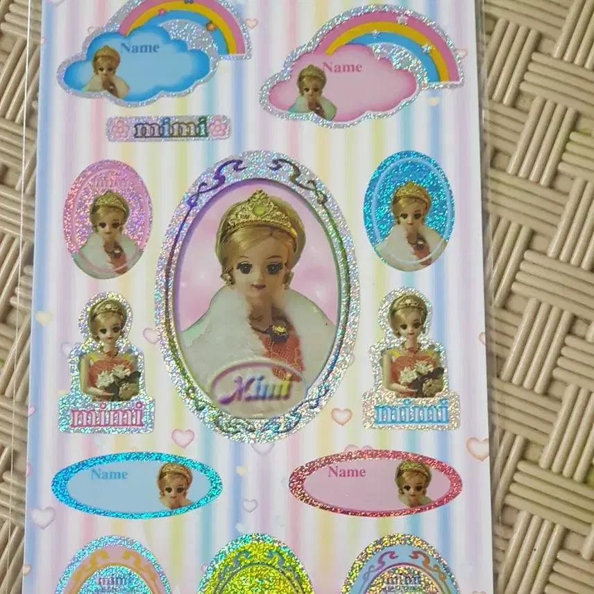 [BUNJANG] Mimi Glitter Sticker / 미미 반짝이 스티커