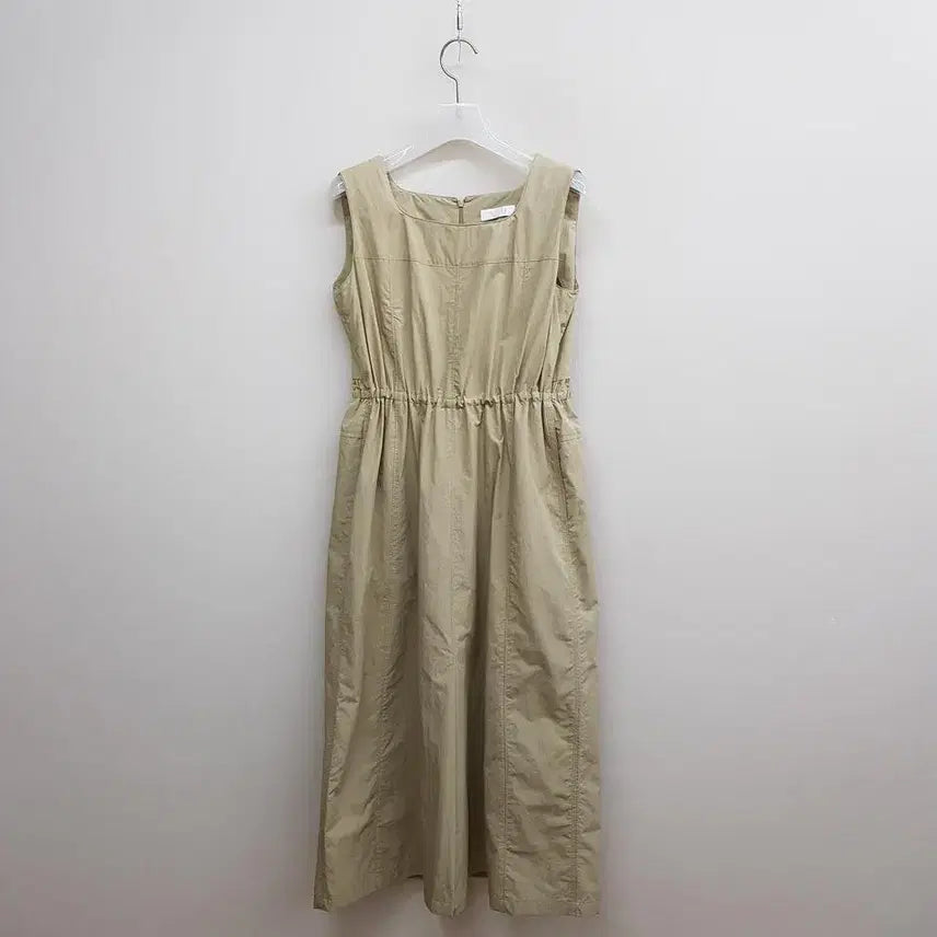 [BUNJANG] SJSJ 2023 Drawstring Shirt Jumper Sleeveless Dress Set / 한섬 SJSJ 2023 드로우 스트링셔츠 점퍼 슬리브리스 원피스 세트