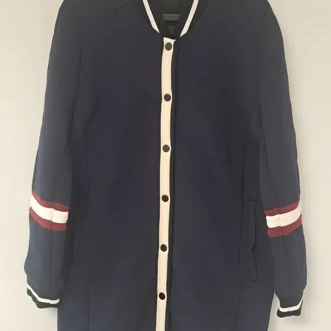 [BUNJANG] TOPGIRL Navy Blouson Jacket / TOPGIRL 네이비 색상의 블루종 자켓