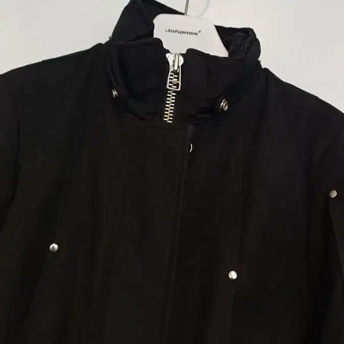 [BUNJANG] Moose Knuckles Women's Black Coat / 무스너클 여성블랙 반가슴51 길이96