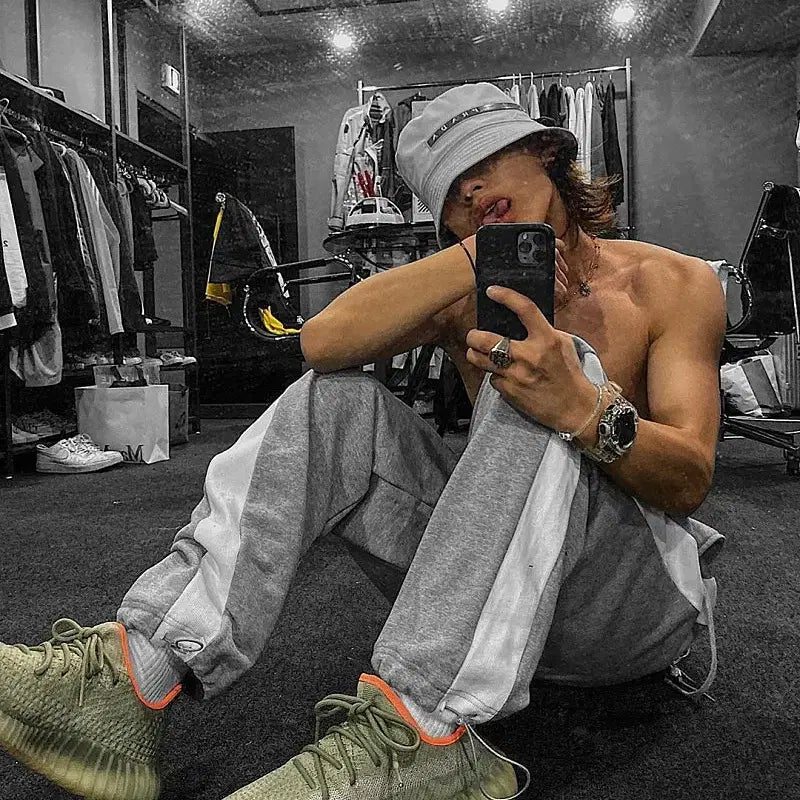 [BUNJANG] DPR Training Pants Gray (Size 2) / DPR 굿즈 트레이닝 팬츠 그레이 / 사이즈 2