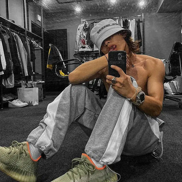 [BUNJANG] DPR Training Pants Gray (Size 2) / DPR 굿즈 트레이닝 팬츠 그레이 / 사이즈 2