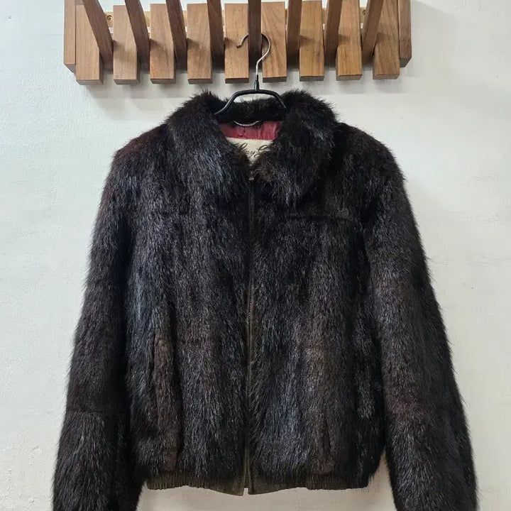 [BUNJANG] Canada Mink Brown Jacket / 캐나다밍크 자켓 브라운