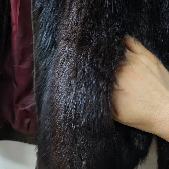 [BUNJANG] Canada Mink Brown Jacket / 캐나다밍크 자켓 브라운