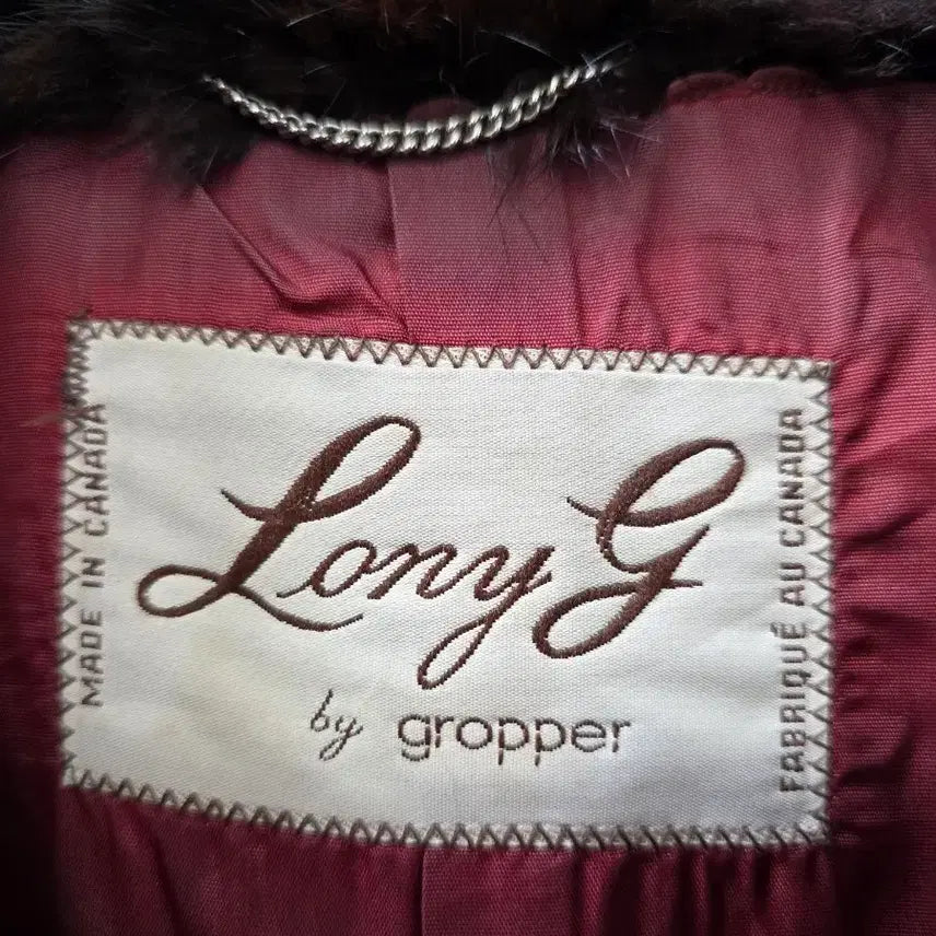 [BUNJANG] Canada Mink Brown Jacket / 캐나다밍크 자켓 브라운