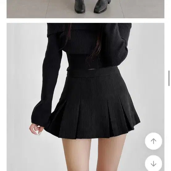 [BUNJANG] Golden Corduroy Mini Skirt / 에이블리 골덴 코듀로이 미니 스커트