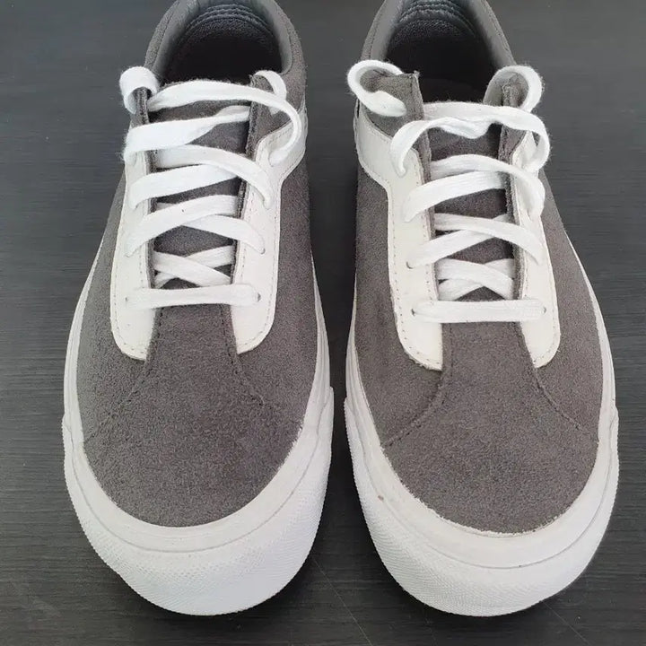 [BUNJANG] Vans Bold NI Suede Charcoal/Gray (235) / 반스 볼드 앤아이 스웨이드 차콜 / 그레이 (235)