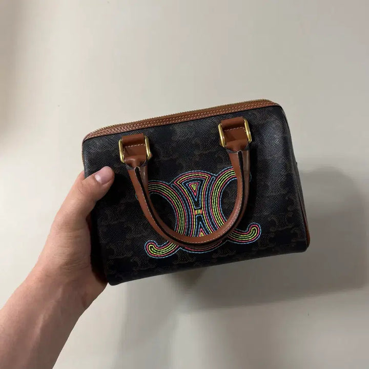 [BUNJANG] Celine Triomphe Mini Boston Bag / [정품/당일출고]셀린느 트리오페 미니 보스턴백 / 크로스백