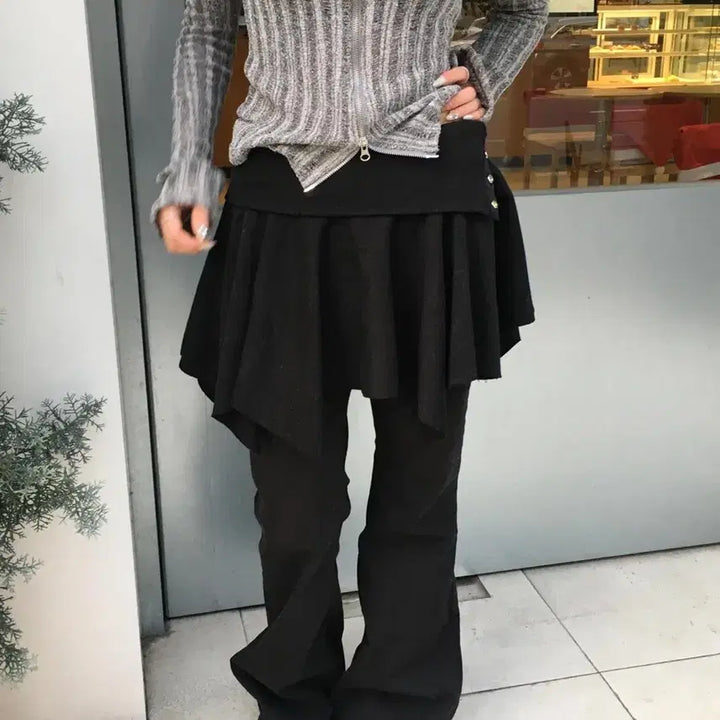 [BUNJANG] Two-Way Folding Skirt / 투웨이 폴딩 스커트