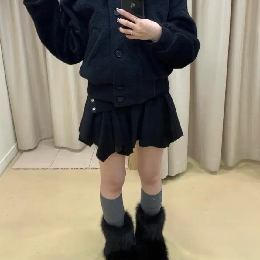 [BUNJANG] Two-Way Folding Skirt / 투웨이 폴딩 스커트