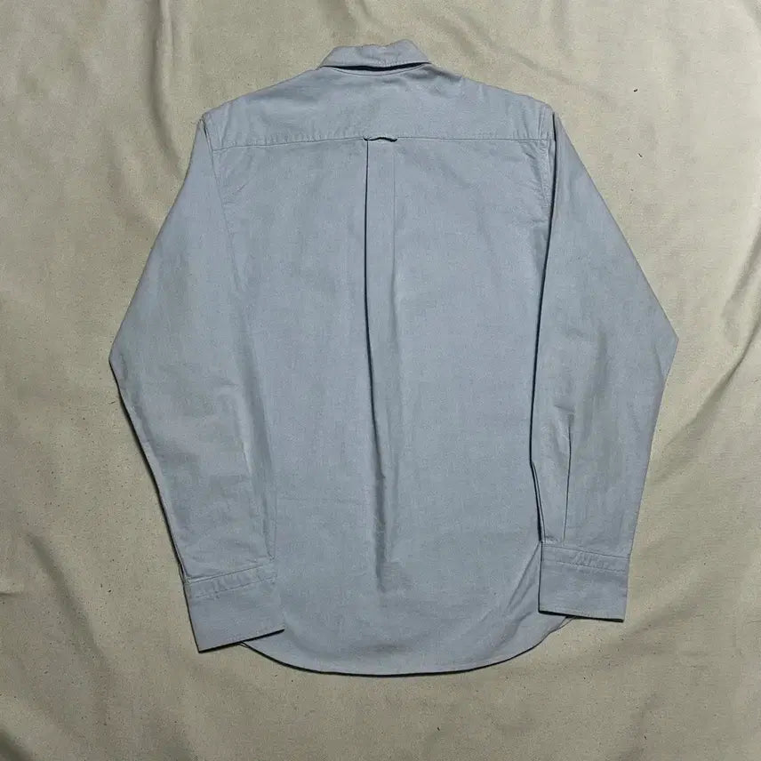 [BUNJANG] Maison Kitsune Tricolor Fox Sky Blue Cotton Shirt / 38 메종키츠네 트리컬러 폭스 스카이블루 코튼 셔츠