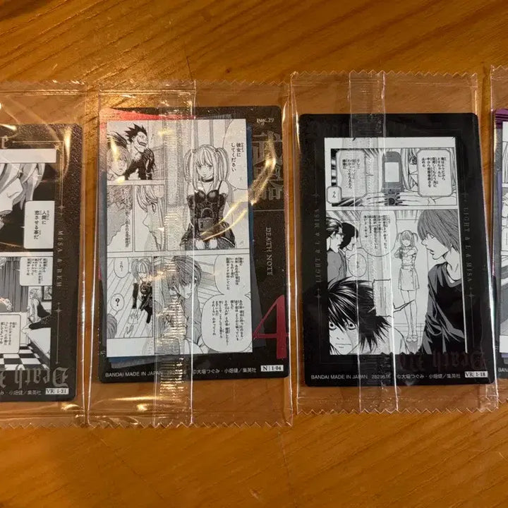 [BUNJANG] Death Note Illustration Card / 데스노트 원화 웨하스 카드