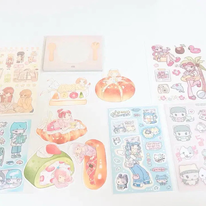[BUNJANG] Various Stickers Bundle Set / 다꾸스티커 일괄/다꾸일괄/히나쿠우/도미월드/모난베어/인물다꾸/인물스티커