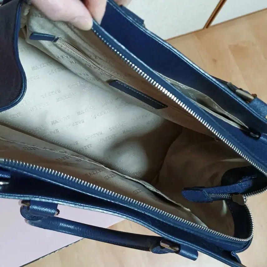 [BUNJANG] Hazzys Saffiano Leather Tote & Shoulder Bag / 택포함)헤지스 사피아노 가죽 토트백&숄드백