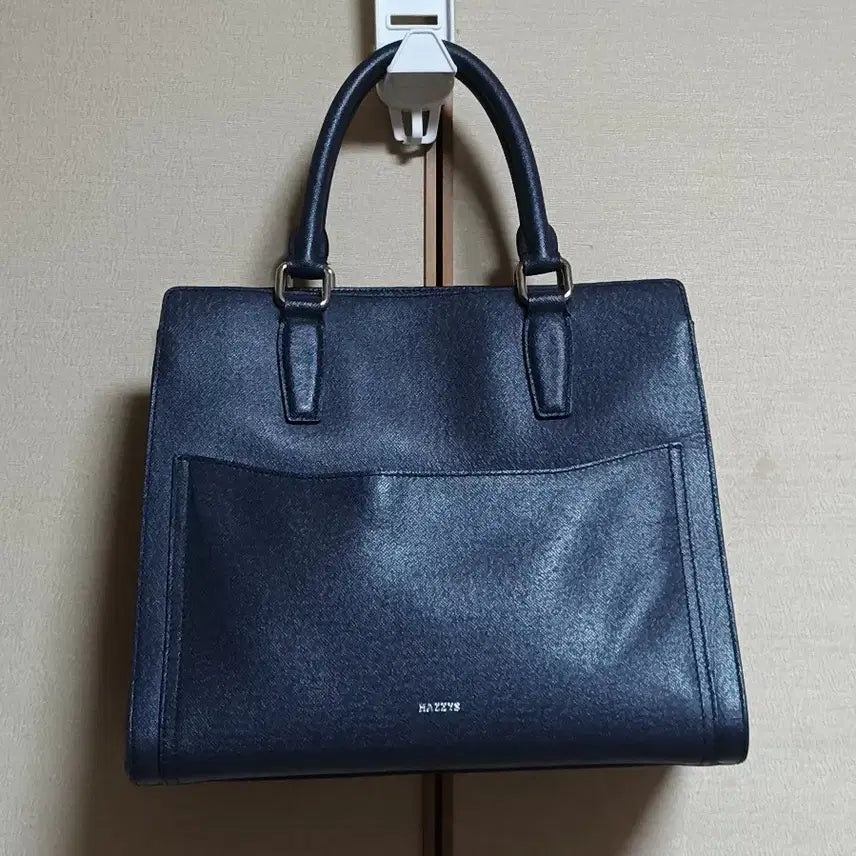 [BUNJANG] Hazzys Saffiano Leather Tote & Shoulder Bag / 택포함)헤지스 사피아노 가죽 토트백&숄드백