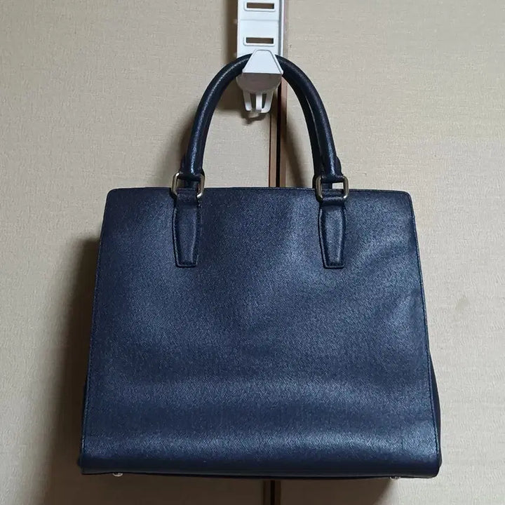 [BUNJANG] Hazzys Saffiano Leather Tote & Shoulder Bag / 택포함)헤지스 사피아노 가죽 토트백&숄드백