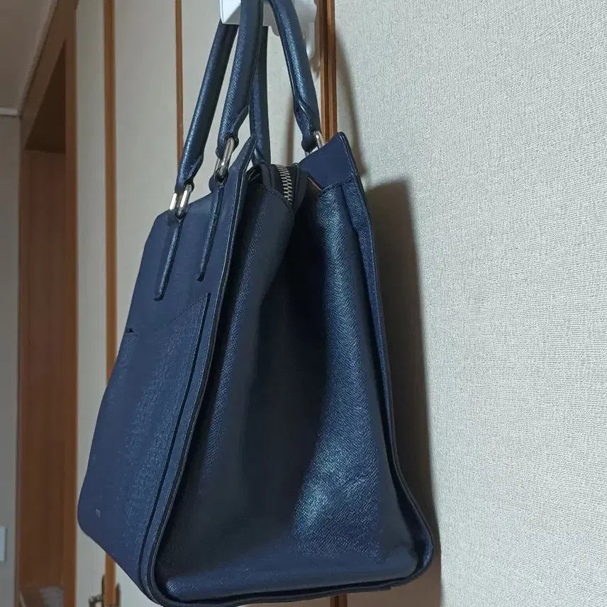 [BUNJANG] Hazzys Saffiano Leather Tote & Shoulder Bag / 택포함)헤지스 사피아노 가죽 토트백&숄드백