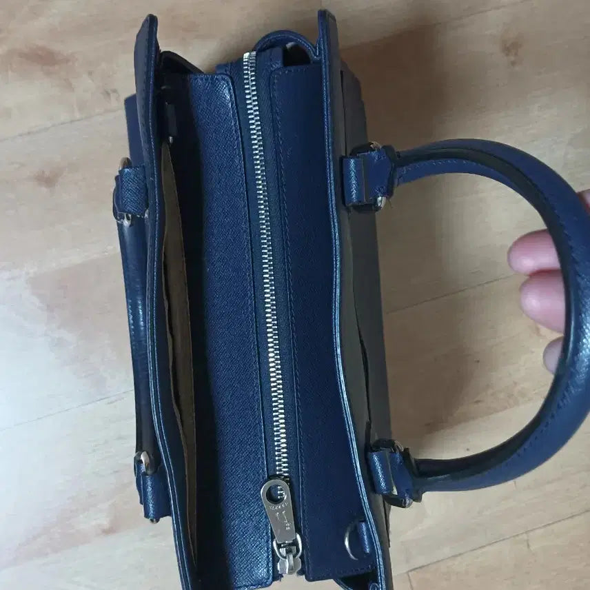 [BUNJANG] Hazzys Saffiano Leather Tote & Shoulder Bag / 택포함)헤지스 사피아노 가죽 토트백&숄드백