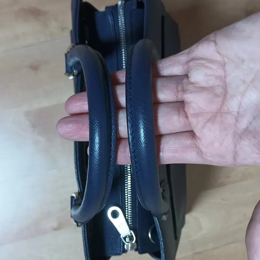 [BUNJANG] Hazzys Saffiano Leather Tote & Shoulder Bag / 택포함)헤지스 사피아노 가죽 토트백&숄드백