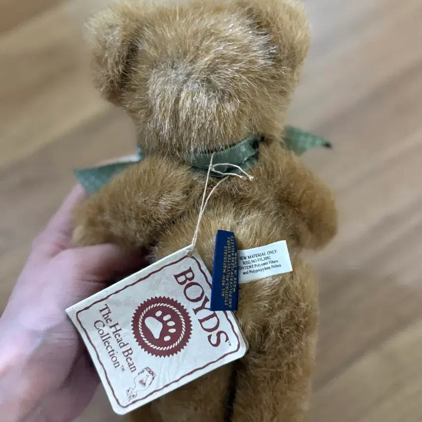 [BUNJANG] Boysbear Flower Pattern Heart Bear Doll / 보이즈베어 꽃무늬 하트 곰인형 My Mom My Friend