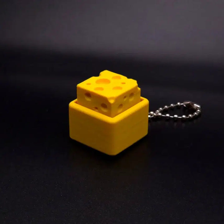 [BUNJANG] Cheese Clicker Keychain / 손맛 좋은 치즈 클리커 클릭커 키링