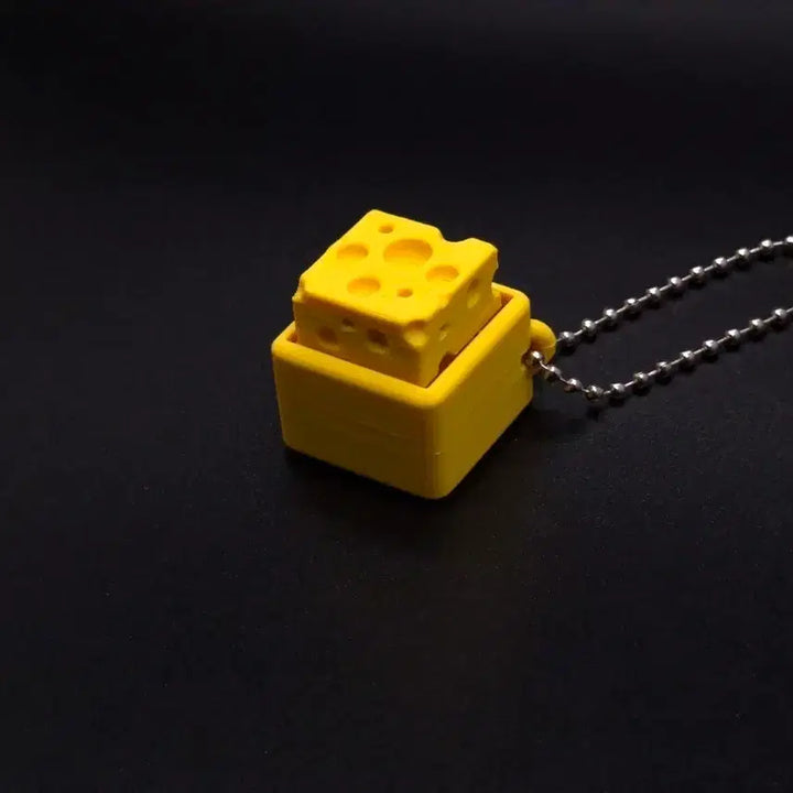 [BUNJANG] Cheese Clicker Keychain / 손맛 좋은 치즈 클리커 클릭커 키링
