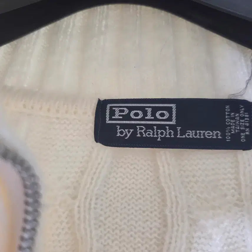 [BUNJANG] Unbranded Knit Zip-up M / 폴로 니트집업 m