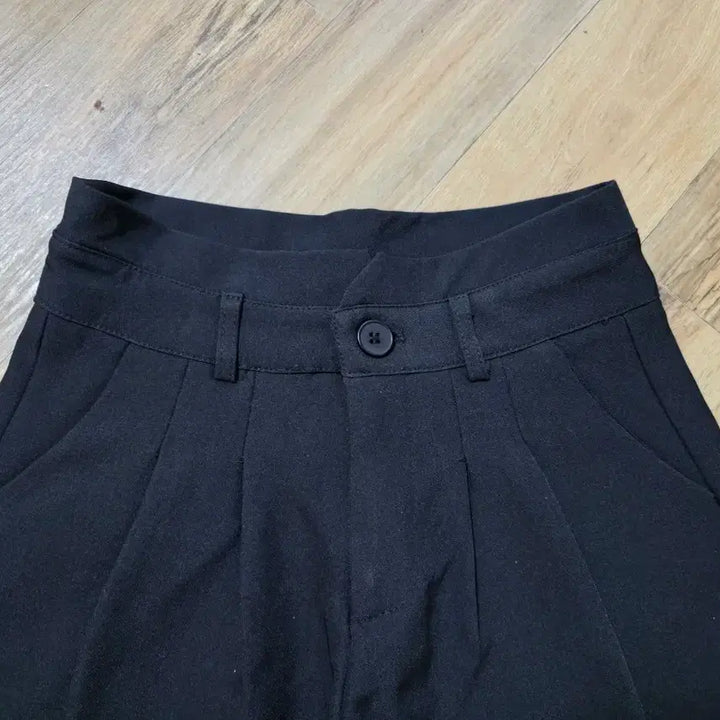 [BUNJANG] Pleats Shorts Set (Black, Beige) XS / 플리츠 반바지 세트(블랙.베이지) xs 새상품