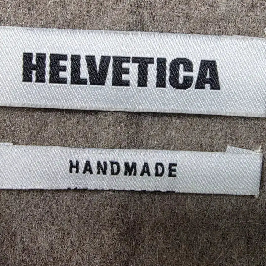 [BUNJANG] HELVETICA Handmade Wool Hooded Zipper Coat / 헬베티카(HELVETICA) 핸드메이드 울 후드 지퍼 코트