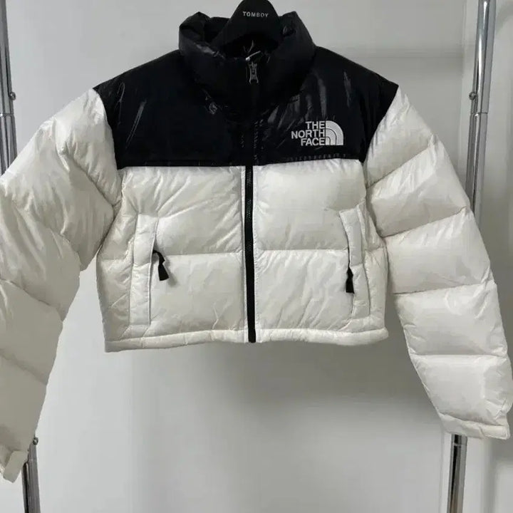 [BUNJANG] The North Face White Label Nuptse Short Puffer Jacket / 노스페이스 화이트라벨눕시 숏 화이트