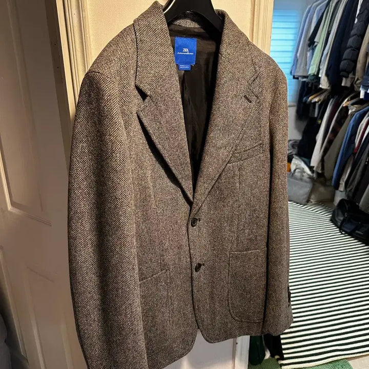 [BUNJANG] ZARA Aaron Levine Wool Structure Blazer / 자라 X 아론 레빈 100% 울 스트럭처 블레이저 50