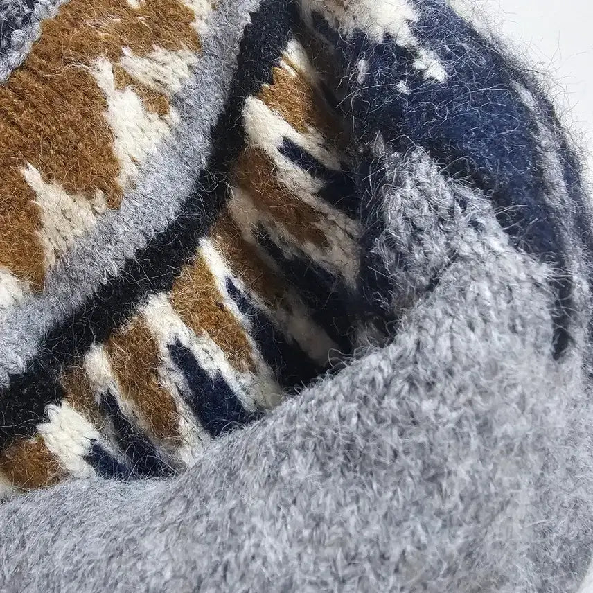 [BUNJANG] Vintage Pattern Knit Sweater / 빈티지 패턴 니트 스웨터