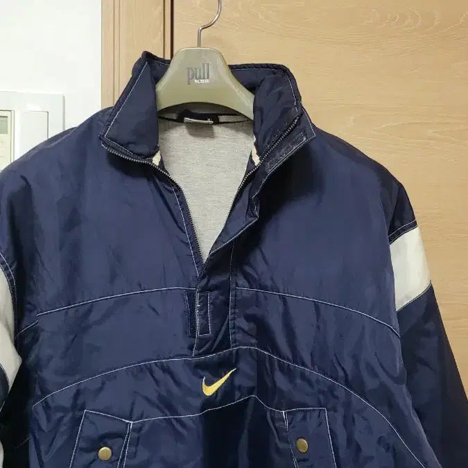 [BUNJANG] Nike Old School Anorak Jacket - Navy / 나이키 올드스쿨 아노락 M 네이비
