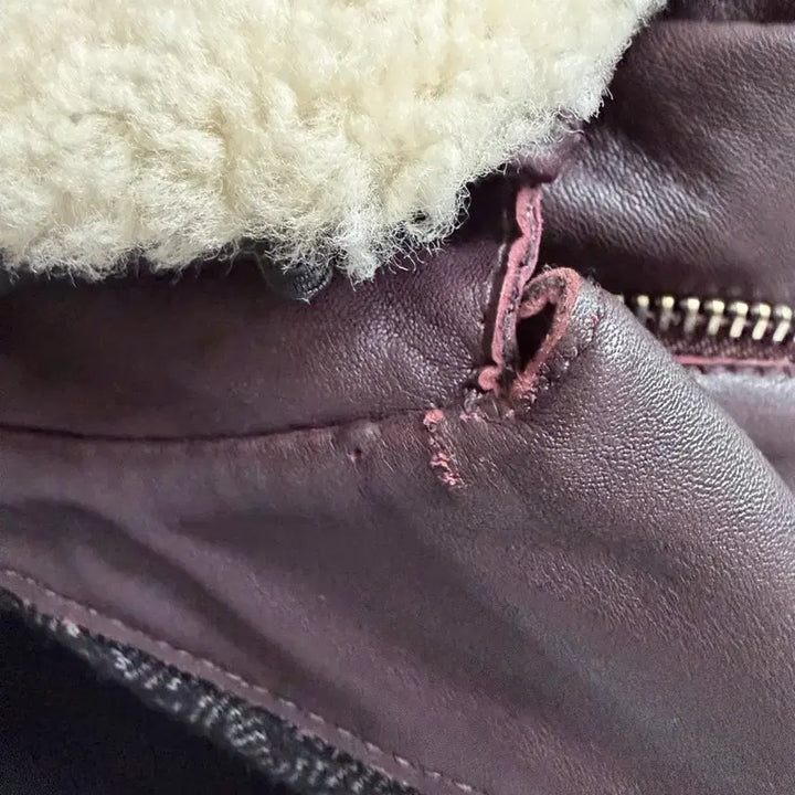 [BUNJANG] Maje Lambskin Leather Jacket / 마쥬 양가죽 자켓