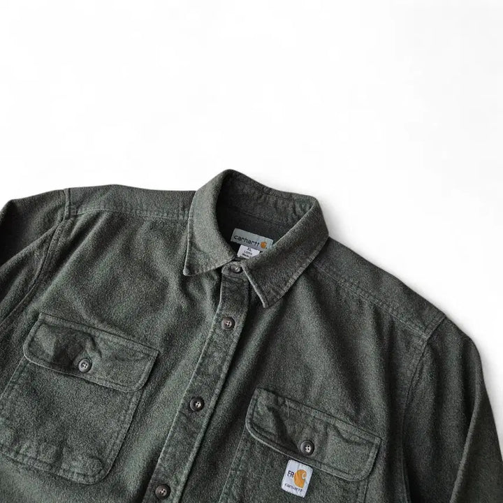 [BUNJANG] Carhartt Fleece Oversized Long Sleeve Shirt XL / FR칼하트 기모 오버핏 긴팔셔츠 XL