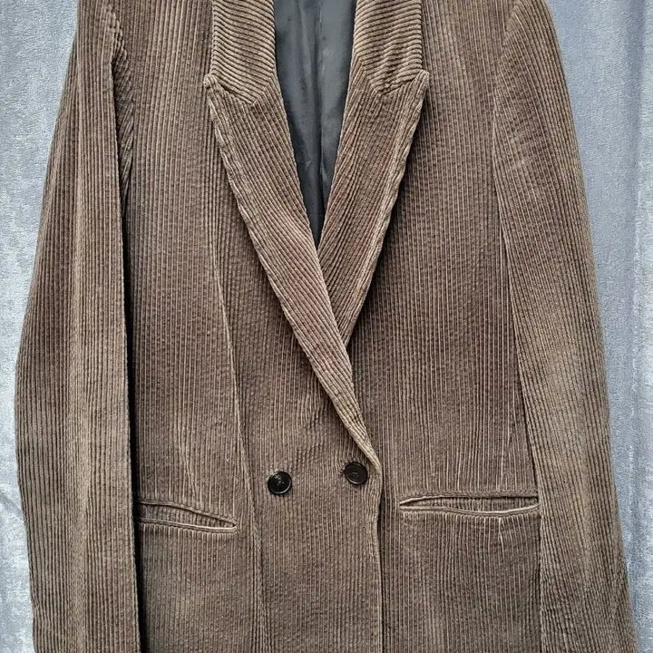 [BUNJANG] Zara Woman Corduroy Double-Button Jacket Brown / 자라 우먼 코듀로이 브라운 자켓