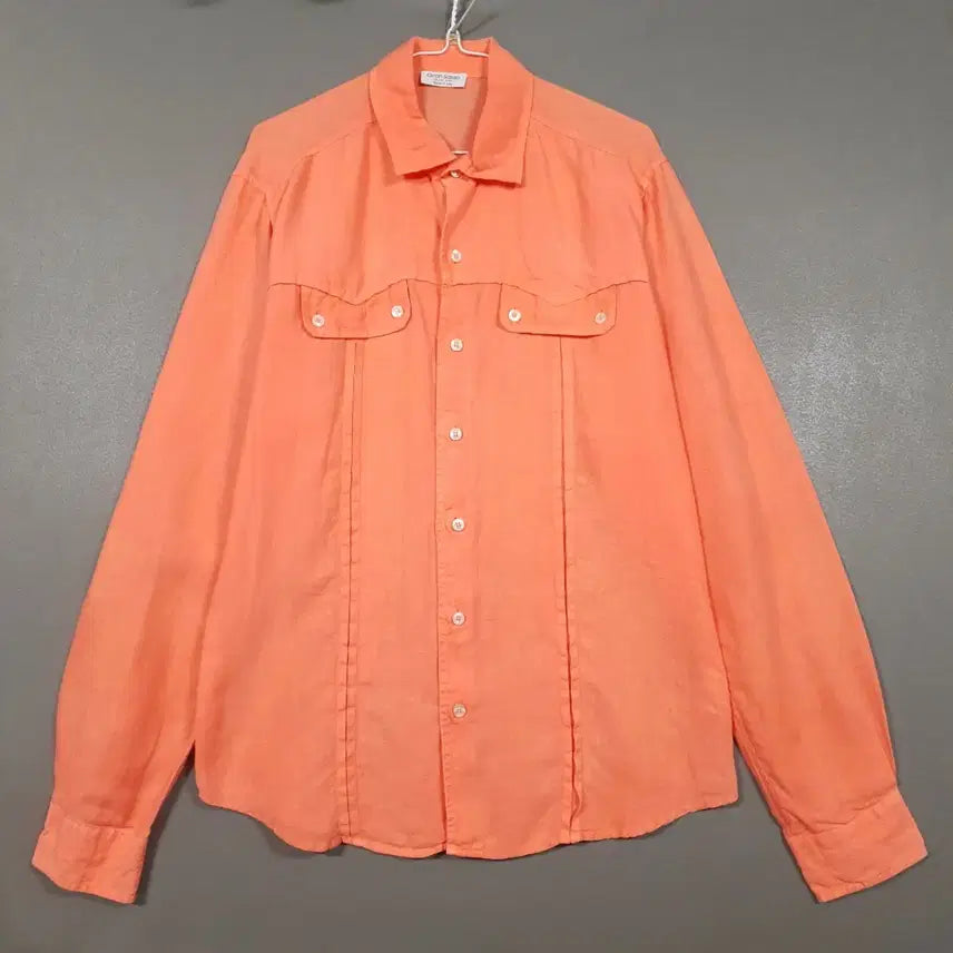 [BUNJANG] Gran Sasso Premium Linen Shirt / L) Gran Sasso 그란사소 그랑싸쏘 이태리 프리미엄 린넨 셔츠