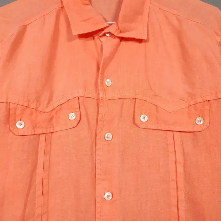 [BUNJANG] Gran Sasso Premium Linen Shirt / L) Gran Sasso 그란사소 그랑싸쏘 이태리 프리미엄 린넨 셔츠