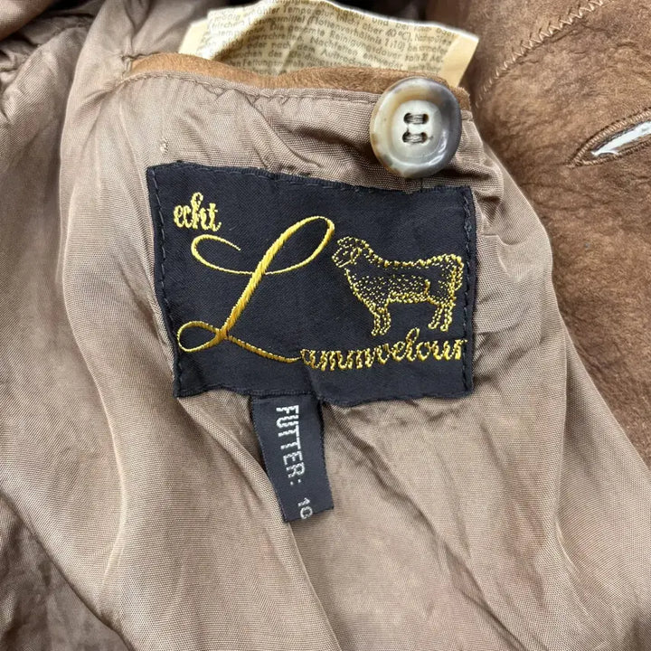 [BUNJANG] Echt Lammvelour Suede Trucker Jacket / 80's Echt Lammvelour 스웨이드 자켓 52