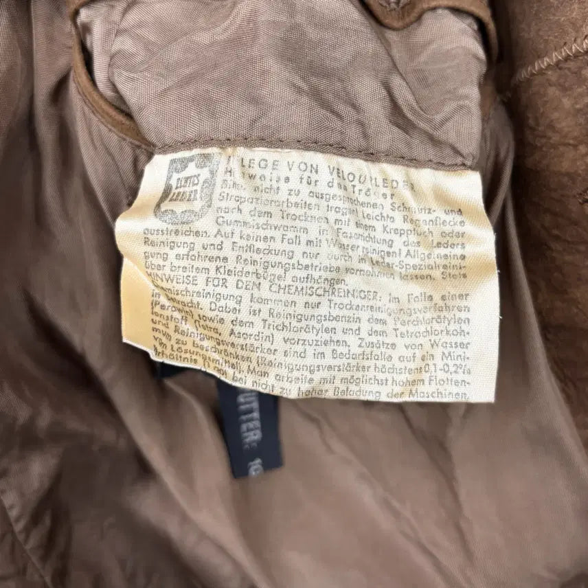 [BUNJANG] Echt Lammvelour Suede Trucker Jacket / 80's Echt Lammvelour 스웨이드 자켓 52