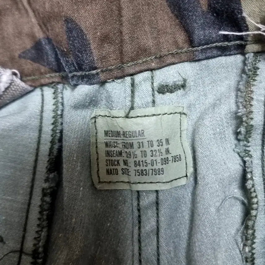 [BUNJANG] US Military Woodland M65 Field Pants (Medium Regular) / 미제 미군 우드랜드 m65 필드 바지(mr)