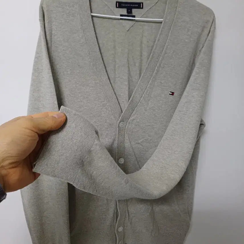 [BUNJANG] Tommy Hilfiger Cotton Cardigan / 타미힐피거 봄.가을  면가디건(여.오버핏100-105.남100)