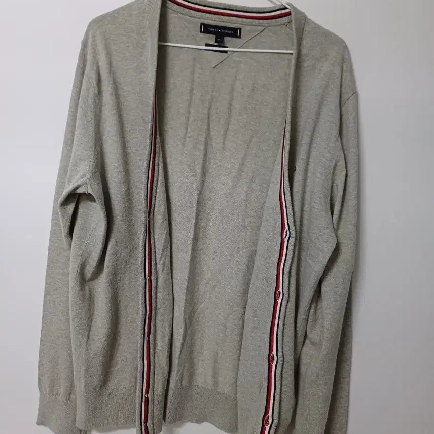 [BUNJANG] Tommy Hilfiger Cotton Cardigan / 타미힐피거 봄.가을  면가디건(여.오버핏100-105.남100)