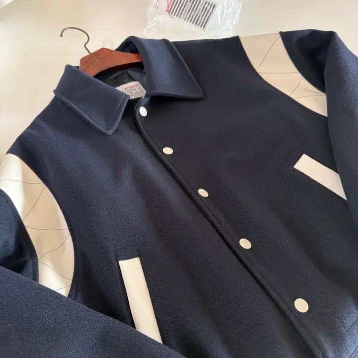 [BUNJANG] BIRTHDAYSUIT Stadium Jacket Navy (M) / [M] 벌스데이수트 BIRTHDAYSUIT 스타디움 자켓 네이비
