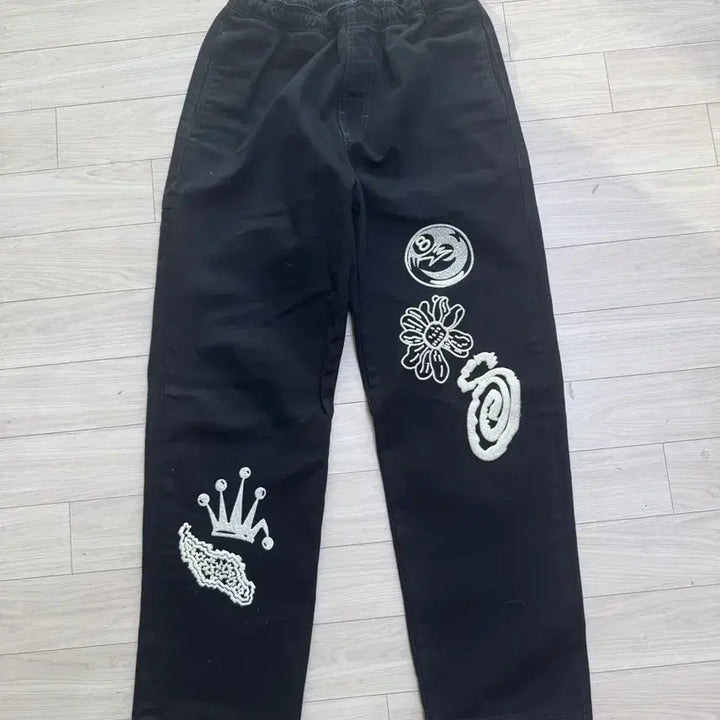 [BUNJANG] Stussy Noma Icon Beach Pants Washed Black / 스투시 노마 아이콘 비치 팬츠 워시드 블랙(S)